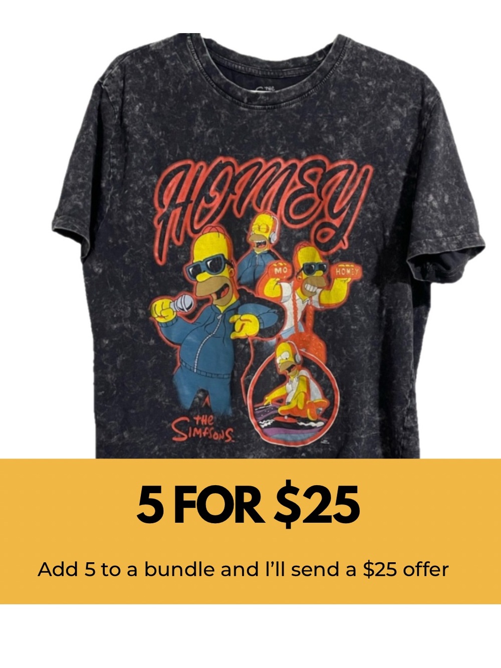 'HOMeY' Graphic Tee - Black
